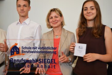 Domgymnasium Naumburg erringt Berufswahl-SIEGEL